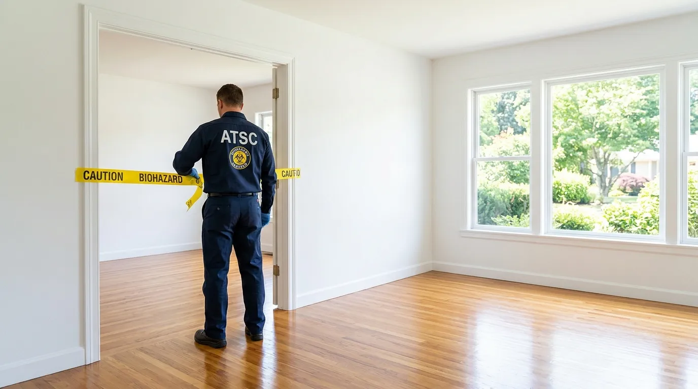 Certified biohazard cleanup crew performing Crime Scene Cleanup in Williamston