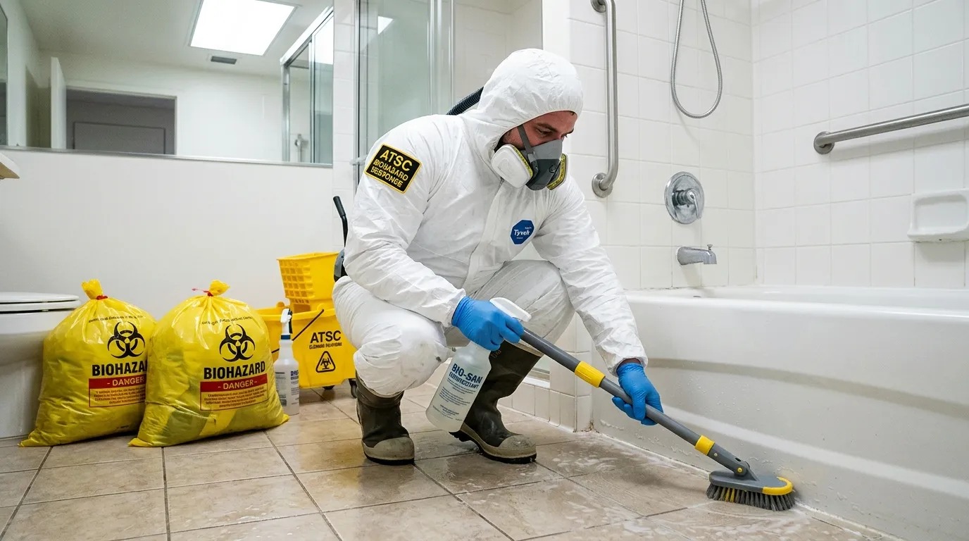 Decontamination equipment deployed for Blood Cleanup in Williamston